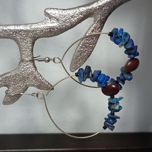 Lapis Silver Earrings